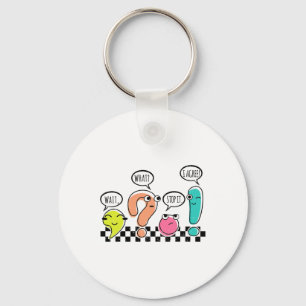 Grammar Teacher Wait What Stop It I Agree Punctuat Key Ring