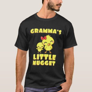 Grammas Little Nugget Chicken Grandma Mothers Day T-Shirt