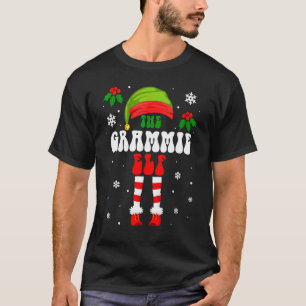 Grammie Elf Christmas Family Matching Xmas Group F T-Shirt