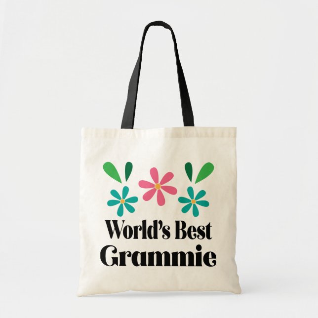 Grammie Gift for Grandma Tote Bag (Front)