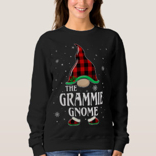 Grammie Gnome Buffalo Plaid Matching Family Chris Sweatshirt