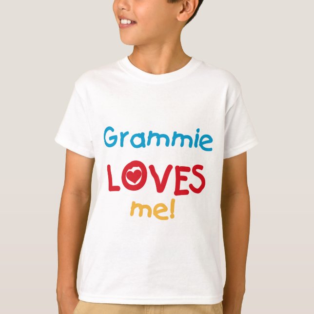 Grammie Loves Me T-shirts and Gifts (Front)