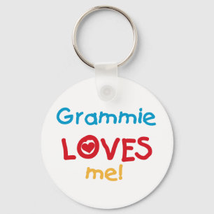 Grammie Loves Me T-shirts and Gifts Key Ring