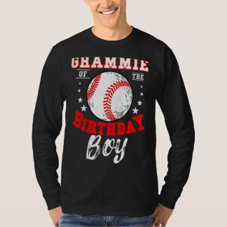 Grammie Of The Birthday Boy Baseball Theme Bday T-Shirt