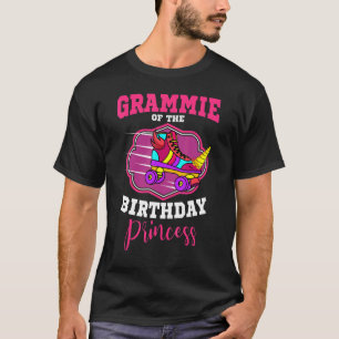 Grammie Of The Birthday Princess Roller Skates Ska T-Shirt