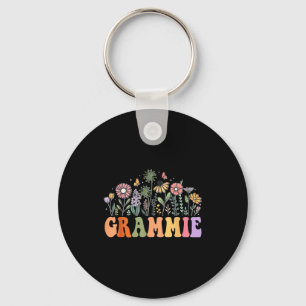 Grammie Wildflower Floral Birthday Baby Shower New Key Ring