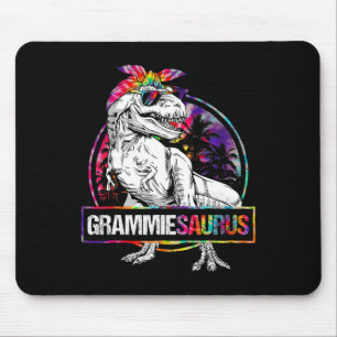 Grammiesaurus Dinosaur Grammie Saurus Matching Tie Mouse Pad