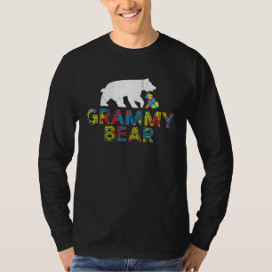Grammy Bear Autism Awareness Gift Proud Autism T-Shirt