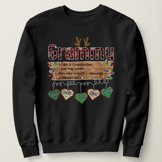 Grammy Christmas Sweatshirt (Design Front)