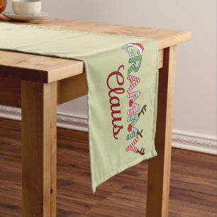 Grammy Claus Christmas Grandma Gift Xmas Short Table Runner