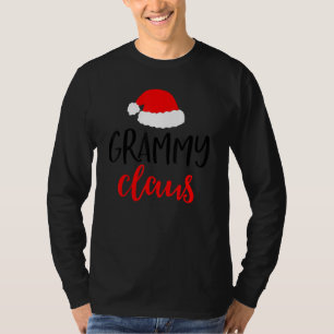 Grammy Claus Funny Christmas Pyjamas Pjs Grandma T-Shirt