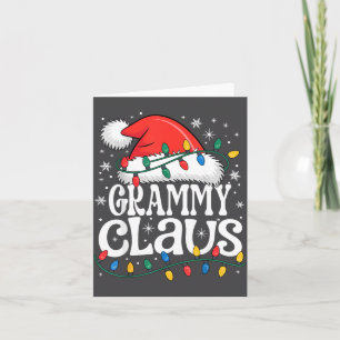 Grammy Claus Funny Xmas Christmas Grandma Holiday Card