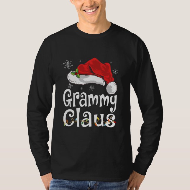 Grammy Claus Shirt Christmas Pajama Family (Front)