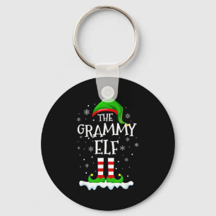 Grammy Elf Squad Xmas Family Matching Group Christ Key Ring
