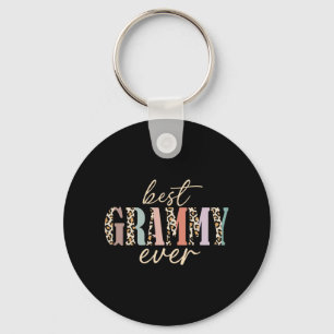 Grammy Ever Leopard Grandma Mothers Day Key Ring