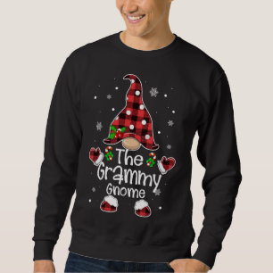 Grammy Gnome Red Plaid Matching Family Christmas P Sweatshirt