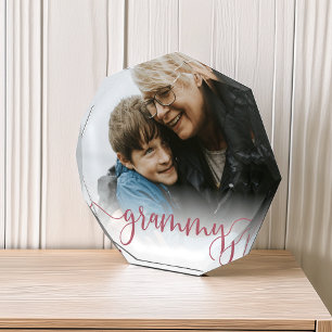 Grammy Grandma Script Overlay Photo Block
