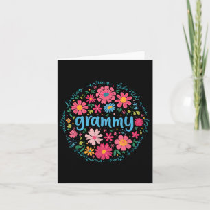 Grammy Mothers Day For Grandma Wildflower Floral W Card