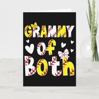 Grammy Of Both Proud Softll Sell Grammy Grandma  Card