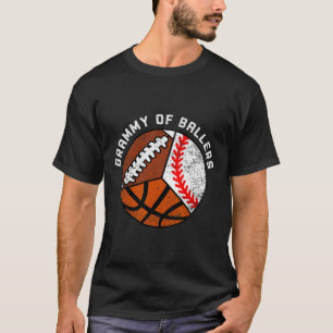 Grammy Of Llers Funny Sell Sketll Footll Grammy T-Shirt