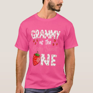 Grammy Of The Berry Sweet One Strawberry First Bir T-Shirt