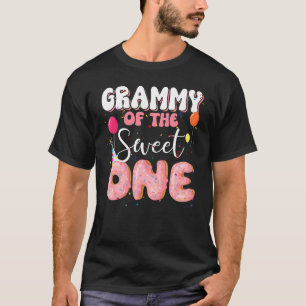 Grammy Of The Birthday One Doughnut 1st Family B D T-Shirt