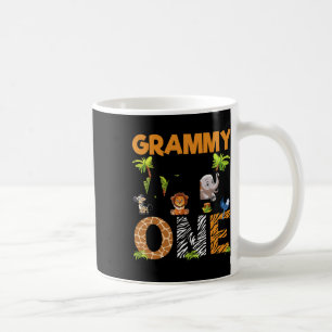 Grammy Of The Birthday Wild One Safari Boy Family Coffee Mug