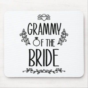 Grammy Of The Bride Wedding Party Family Mouse Pad