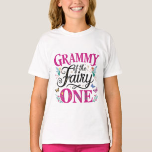 Grammy of the Fairy One 1st Birthday Girl Party Fa T-Shirt