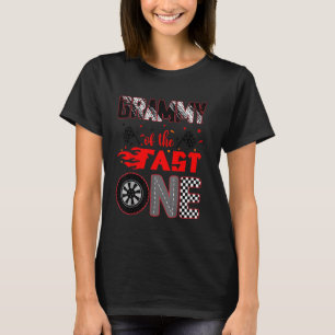 Grammy Of The Fast One First Birthday Racing Car F T-Shirt