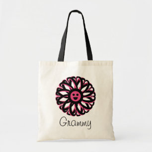 Grammy Pretty Flower Tote Bag