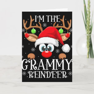 Grammy Reindeer Christmas Family Matching Group Fu Card