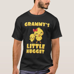 Grammy s Little Nugget Chicken Lover Grandma Mothe T-Shirt