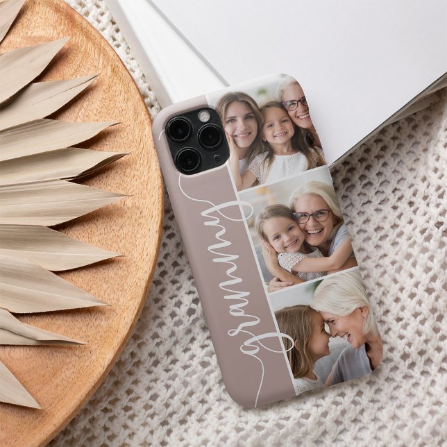 Grammy Script Grandma Photo Collage Case-Mate iPhone Case (Creator Uploaded)