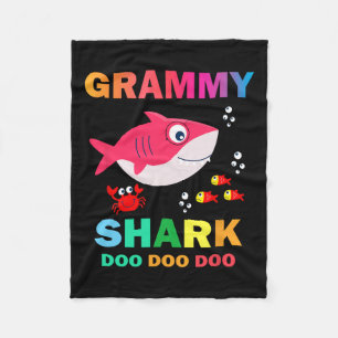Grammy Shark  Fleece Blanket