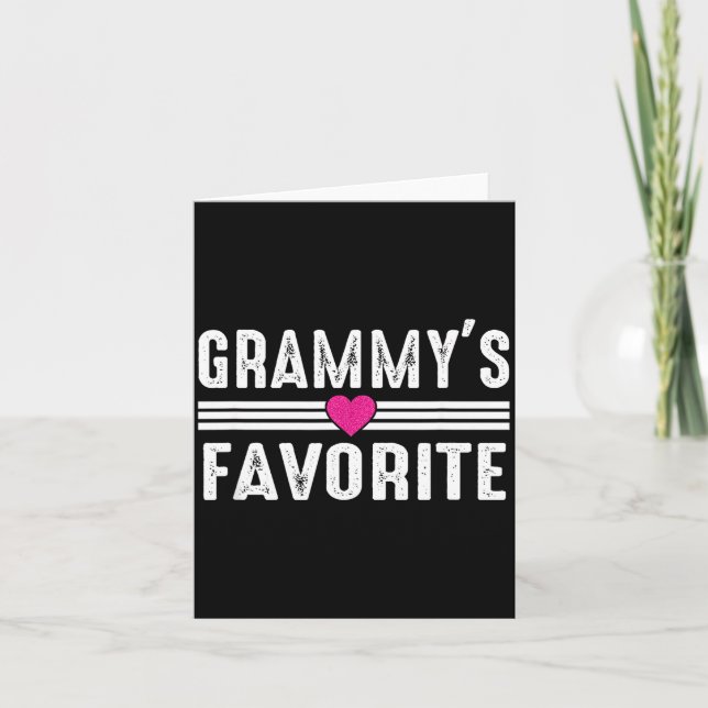 Grammy's Favorite  Card (Front)