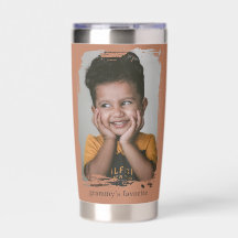 Grammy's Favourite Child Photo Travel Coffee Mug