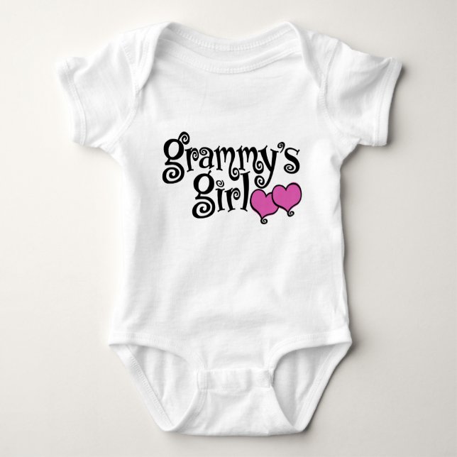 Grammy's Girl Baby Bodysuit (Front)