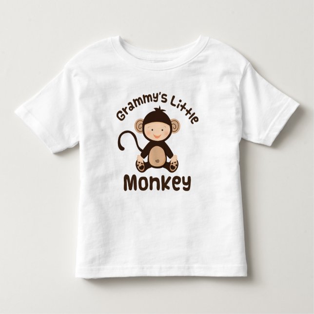 Grammys Little Monkey Toddler T-Shirt (Front)