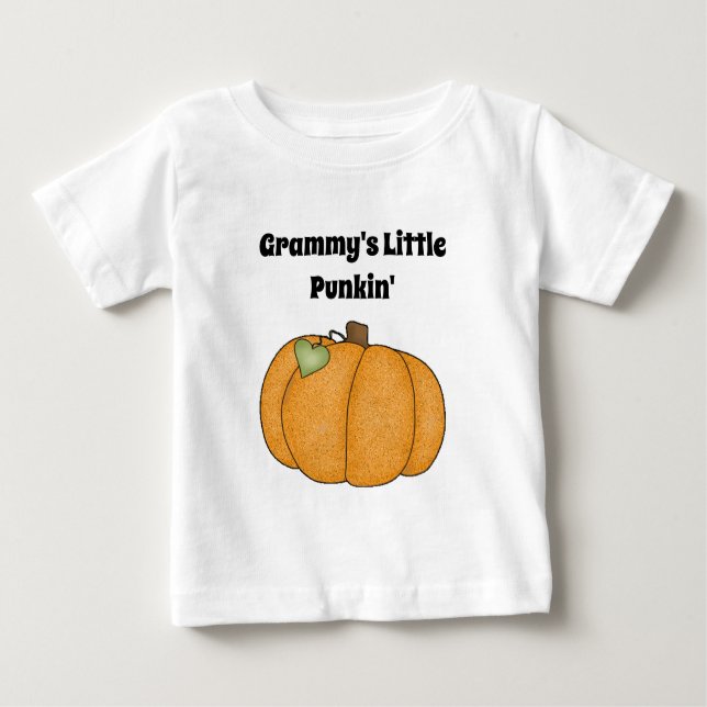 Grammy's Little Punkin' Baby T-Shirt (Front)