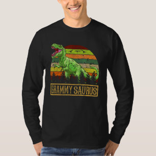 Grammysaurus Rex Dinosaur Grammy Saurus Family Mat T-Shirt
