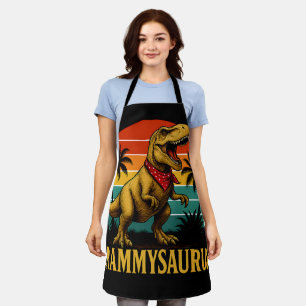 Grammysaurus T Rex Dinosaur Grammy Mothers Day Apron