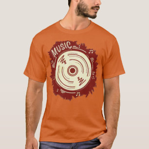 Gramophone retro disc T-Shirt