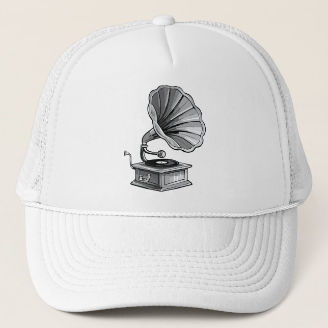 Gramophone Trucker Hat (Front)