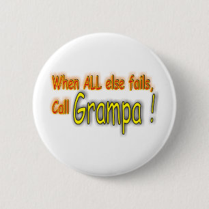 Grampa 6 Cm Round Badge