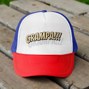 Grampa!!! Modern Simple Cool Comic Trucker Hat