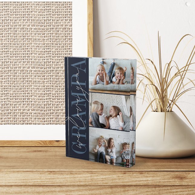 Grampa We Love You 3 Photo Block (Creator Uploaded)