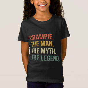 Grampie Man Myth Legend For Dad Father T-Shirt