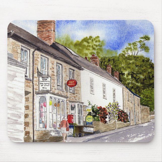 'Grampound Post Office' Mousepad (Front)