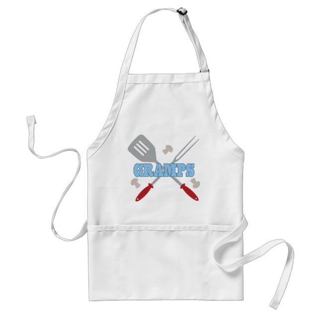 Gramps BBQ Grilling Apron Gift (Front)